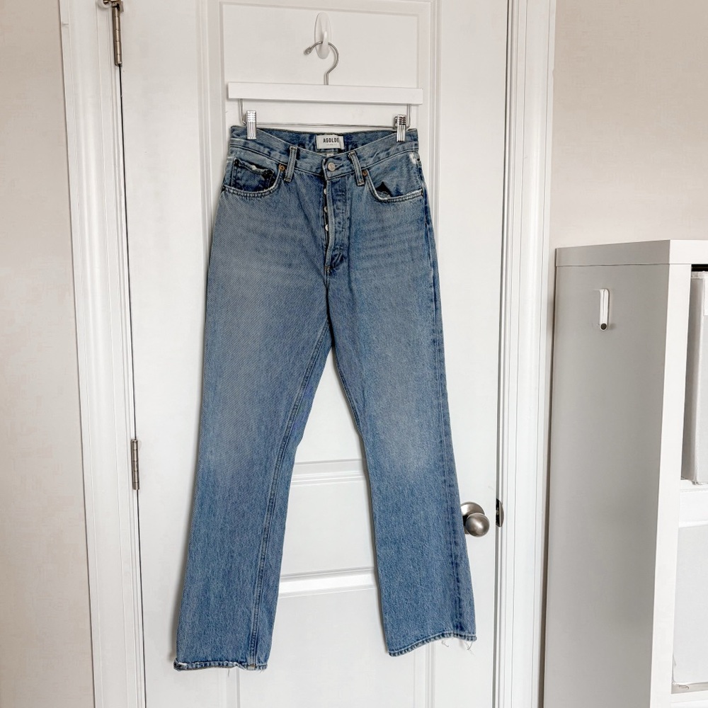 AGOLDE Mid Rise Relaxed Boot Jeans Wireless - Picture 6 of 10